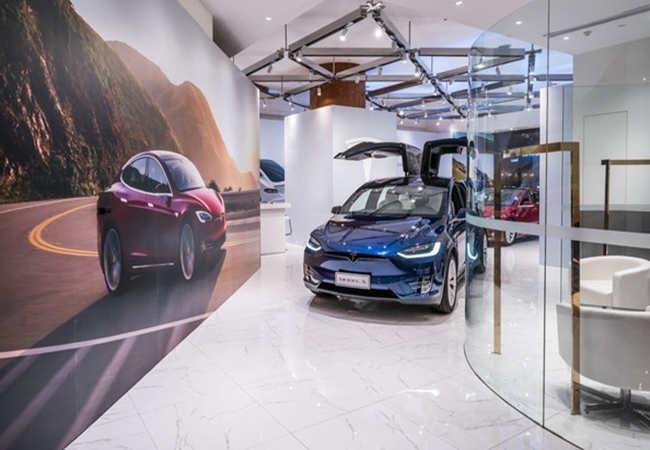 合肥天辰車(chē)展方案裝修效果圖案例