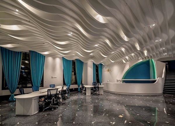 辦公室頂部設計效果