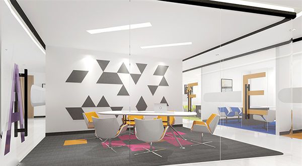 現(xiàn)代創(chuàng)新科技公司辦公室設(shè)計裝修效果