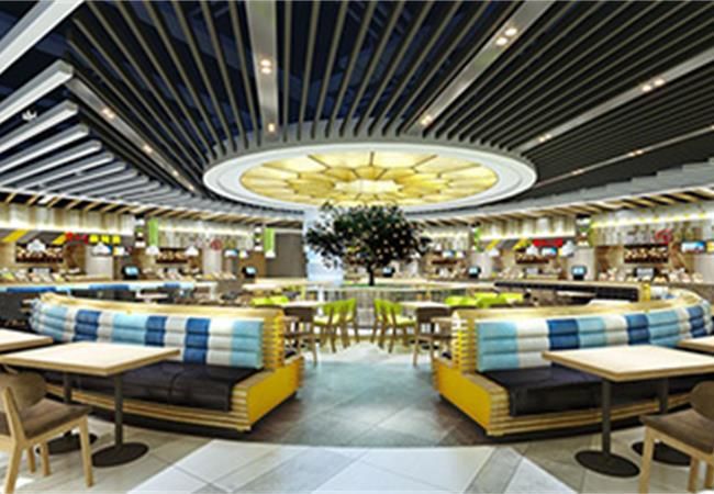 合肥美食城裝修設計怎么才能留住客戶呢？有特色才有看點