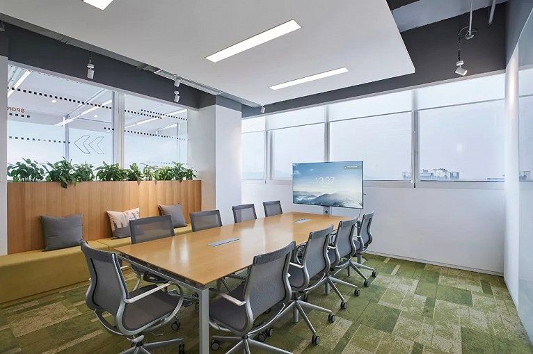 教育行業(yè)公司辦公室裝修設計案例效果圖