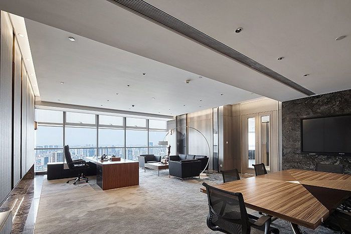董事長辦公室裝修設計中的空間感是如何營造的