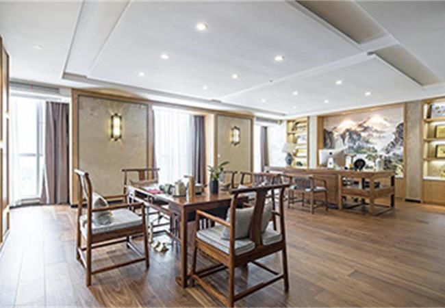 500平新中式辦公室裝修設計效果圖，讓員工愛上加班的設計方案