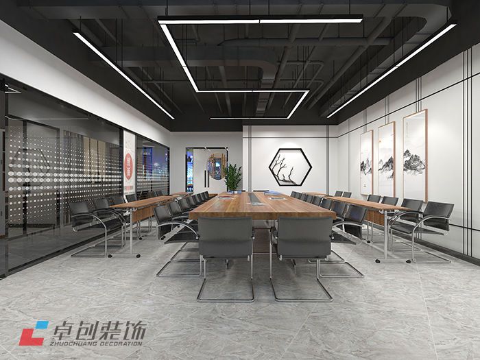 700平科技公司辦公室裝修寫字樓辦公室裝修設計要點需要把握哪幾點,卓創(chuàng)裝飾告訴你 