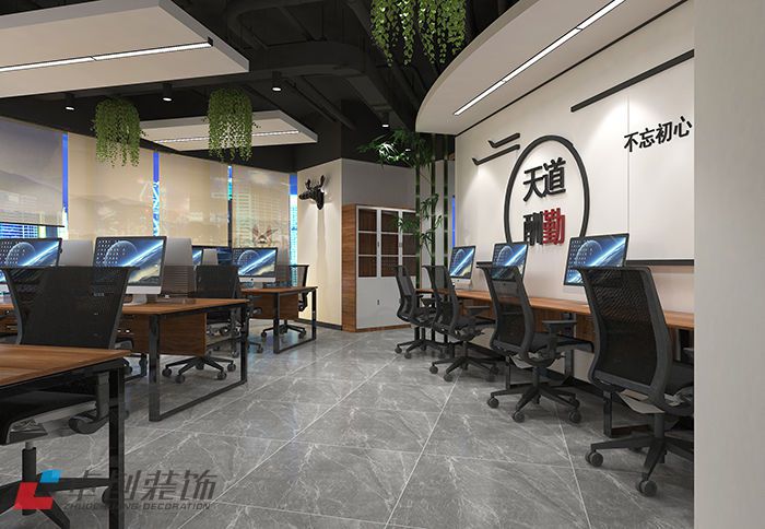 合肥寫字樓辦公室裝修公司淺談辦公室裝修設計墻面怎么裝飾 