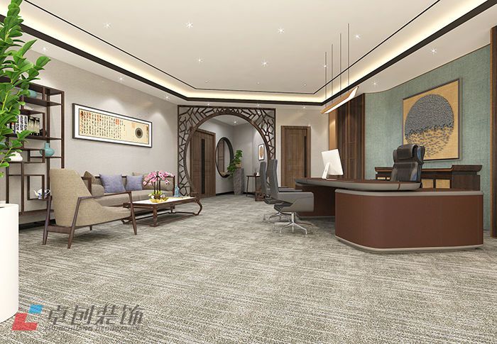 老總辦公室內裝修設計風格-老總辦公室效果圖