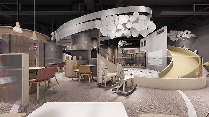 親子主題餐廳裝修設(shè)計(jì)實(shí)景圖