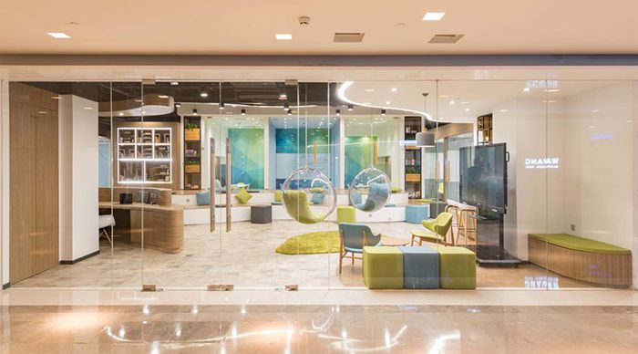 合肥英語培訓(xùn)機構(gòu)辦公室裝修設(shè)計案例效果圖