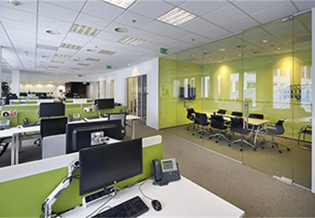 簡(jiǎn)約舒適的合肥辦公室裝修設(shè)計(jì)效果圖怎么布局搭配