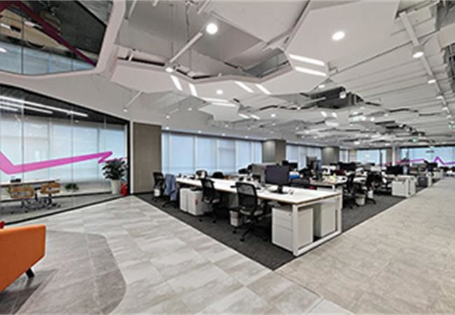 合肥跨境電商公司辦公室裝修案例感知趣味元素設(shè)計