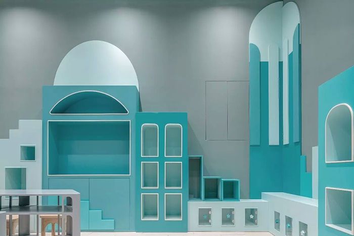 現(xiàn)代簡約風(fēng)格幼兒園裝修設(shè)計(jì)案例效果圖