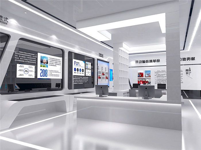 科技企業(yè)展廳設(shè)計(jì)圖欣賞效果圖欣賞