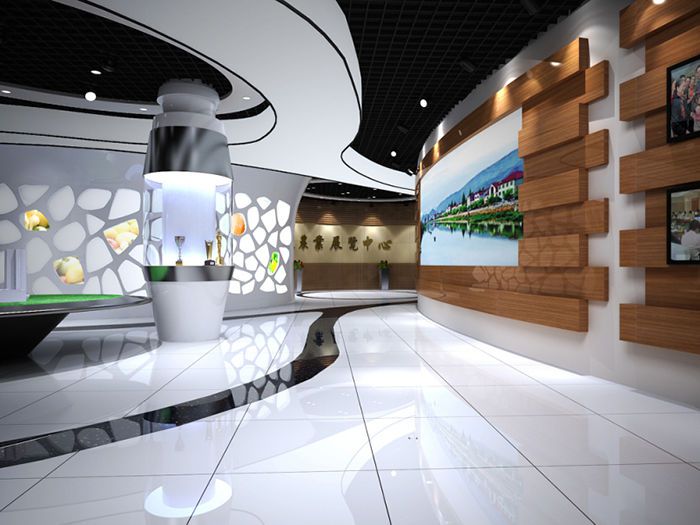 企業(yè)展廳裝修效果圖片
