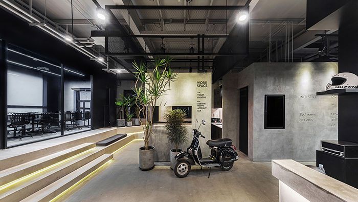 400平工業(yè)風辦公室設(shè)計布局哪家專業(yè)