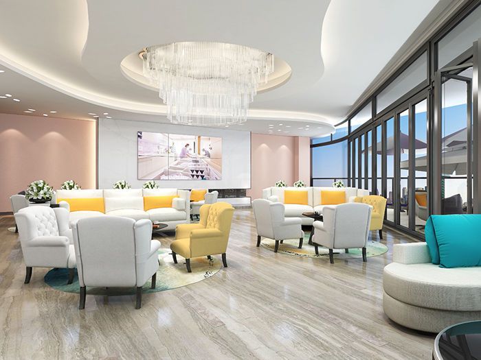 月子會所休息廳裝修設(shè)計