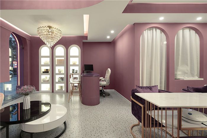 美甲工作室裝修效果圖