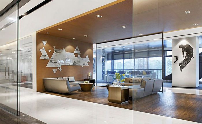 創(chuàng)新科技公司辦公室裝修設計效果圖