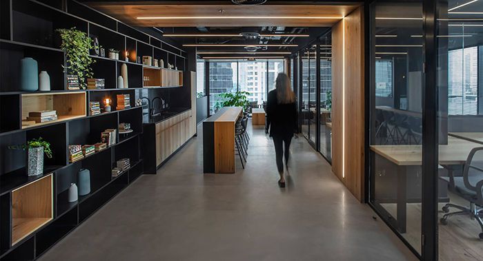 金融科技公司辦公室裝修設(shè)計效果圖