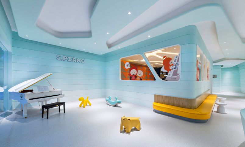 兒童教育中心教室裝修設計效果圖大全