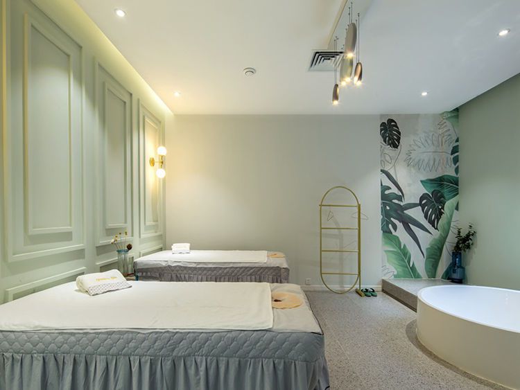 美容院裝修效果圖_美容院裝修設計圖片