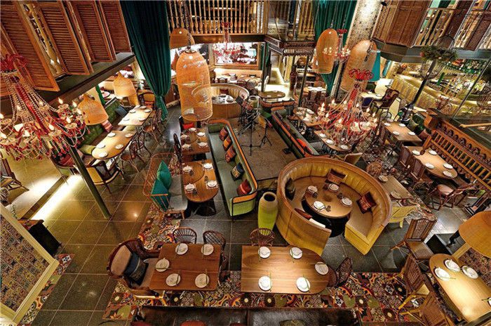 泰式風(fēng)格音樂主題餐廳裝修設(shè)計案例效果圖