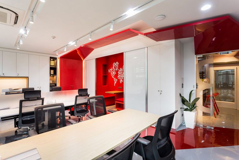 2000平米科技公司辦公室裝修設(shè)計(jì)案例