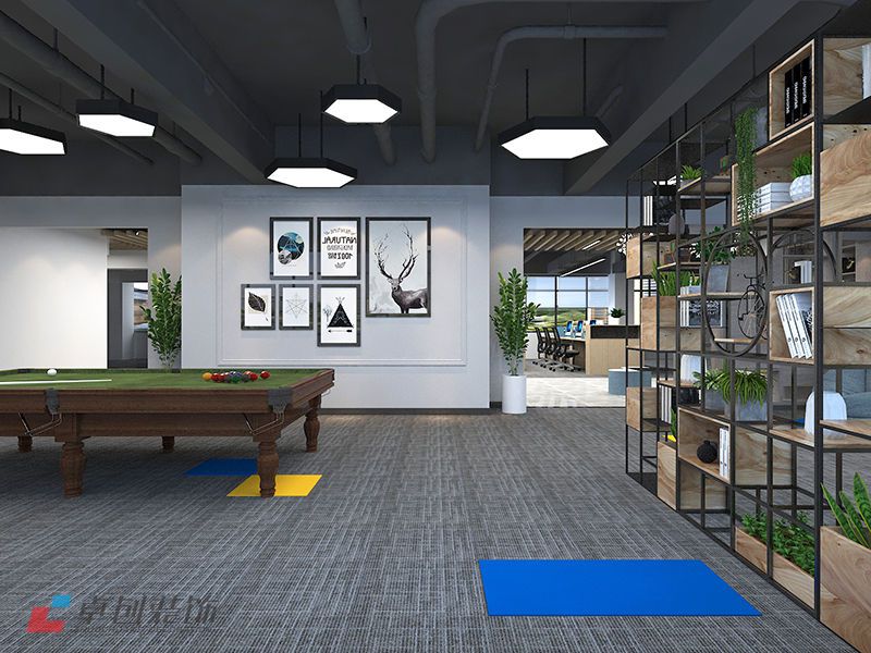 辦公室休閑健身區(qū)裝修設(shè)計