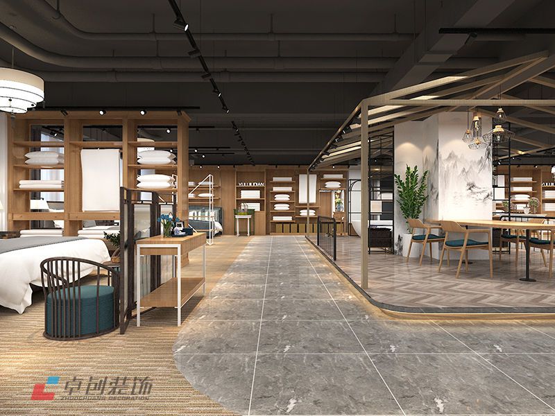 酒店用品展廳布草區(qū)裝修怎么設(shè)計