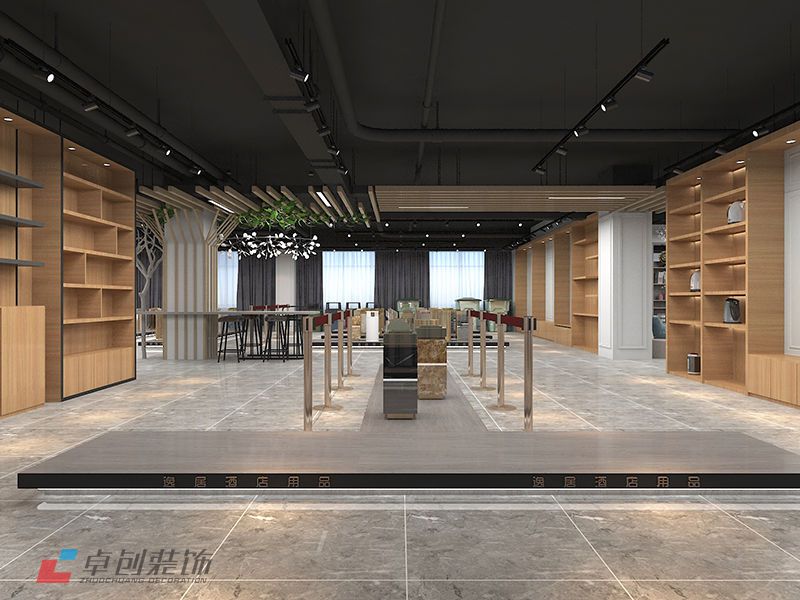 大型酒店用品展廳裝修設(shè)計的要點