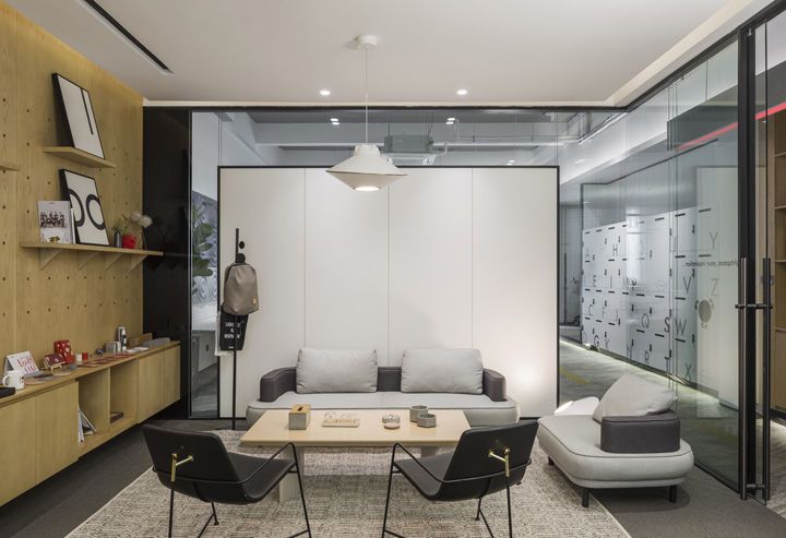 800平工業(yè)風(fēng)科技公司辦公室裝修設(shè)計效果圖