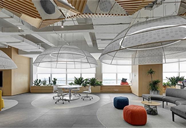 好的辦公室裝修設(shè)計需要文化推波助瀾