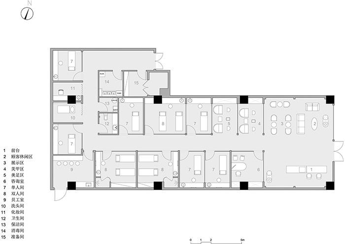 美容店裝修如何布局，合肥卓創(chuàng)裝修來教你