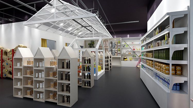 合肥母嬰店門面裝修效果圖