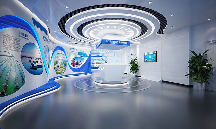 企業(yè)展廳裝修效果圖