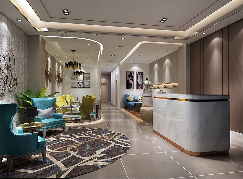 小型美容院裝修效果圖