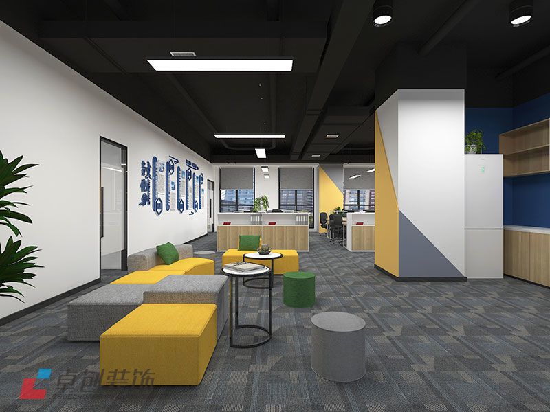 微電子科技公司辦公室裝修效果圖