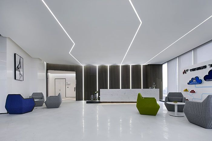 合肥醫(yī)藥中心辦公室裝修設(shè)計(jì)案例