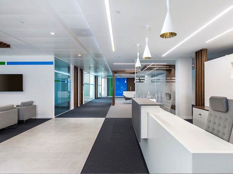 合肥辦公室前臺(tái)裝修