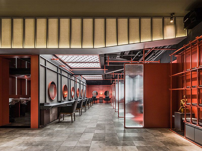 合肥美容美發(fā)店裝修