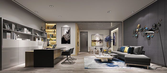 合肥辦公室裝修如何選擇墻紙