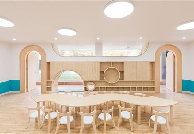 合肥幼兒園裝修施工過(guò)程完工