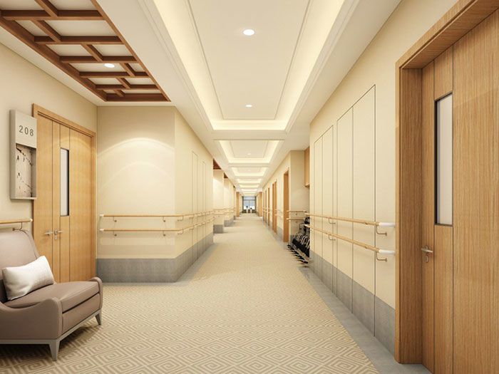 養(yǎng)老院過道裝修設計案例