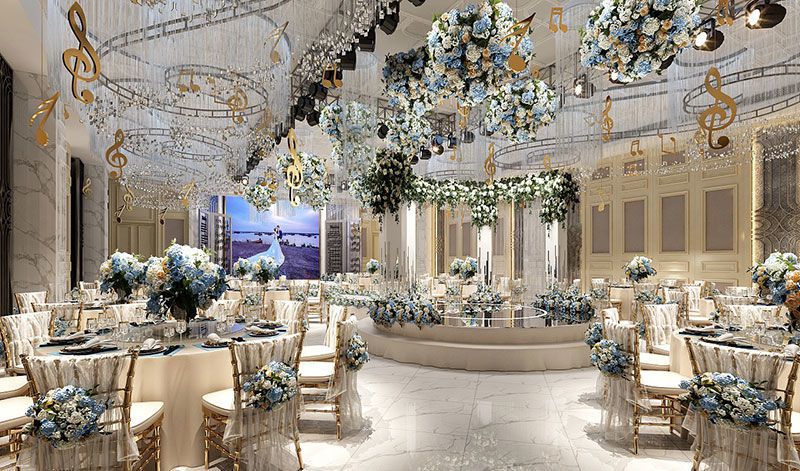 酒店宴會(huì)廳裝修設(shè)計(jì)效果圖