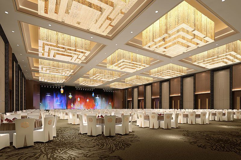 酒店宴會(huì)廳裝修設(shè)計(jì)效果圖