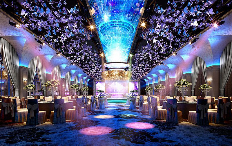 酒店宴會(huì)廳裝修設(shè)計(jì)效果圖