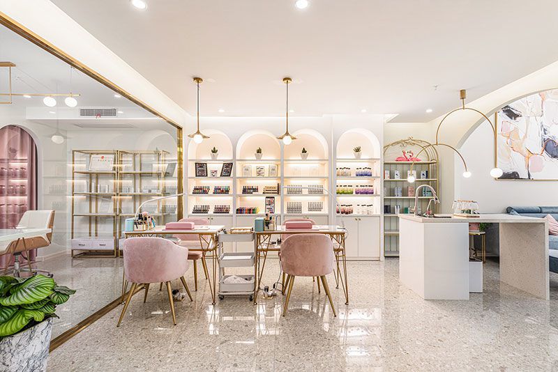 美容美甲店裝修設(shè)計圖 美容美甲店裝修設(shè)計圖