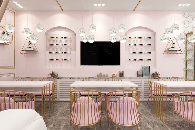 美容美甲店裝修設(shè)計圖 美容美甲店裝修設(shè)計圖