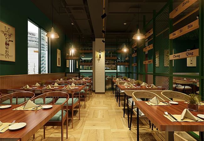 合肥餐飲店裝修打造有趣并具有食欲感空間