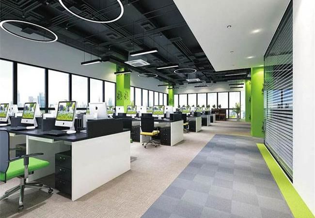 合肥辦公室裝修具有多種要素，典雅高貴強(qiáng)調(diào)時尚感