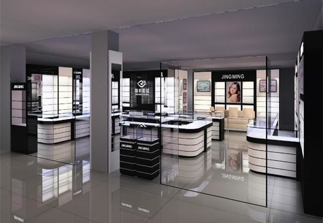 合肥眼鏡店裝修店面的同時如何做柜臺呢